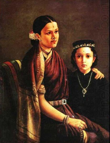 Raja Ravi Varma Mrs. Ramanadha Rao china oil painting image